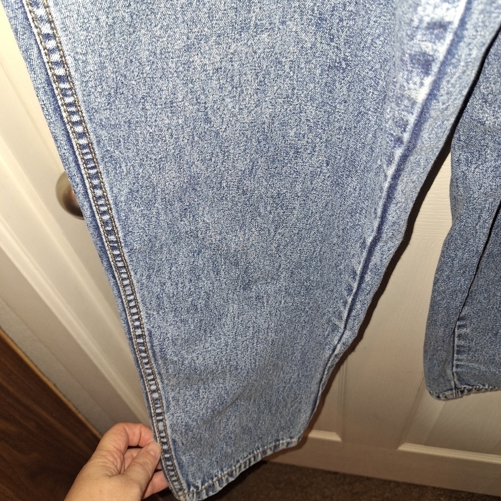 Bill Blass Vintage Acid Wash Denim Jeans 14 Petite - Picture 5 of 7